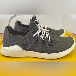 Olukai Mens 12 Holo Convertible Mesh Grey Athletic Shoes Dk Shadow Sneakers